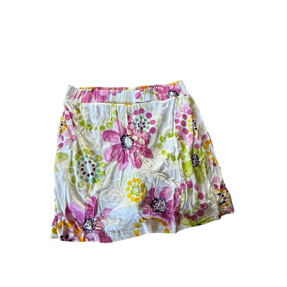 Line Up pink and green floral print skort - Picture 1 of 3